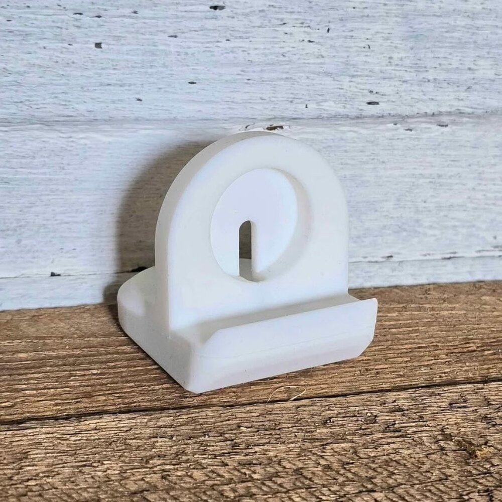 White Silicone Samsung Watch Charger Stand Insert